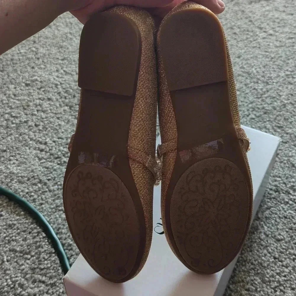 Dream pairs kids Rose Gold glitter Shoes - Picture 5 of 10
